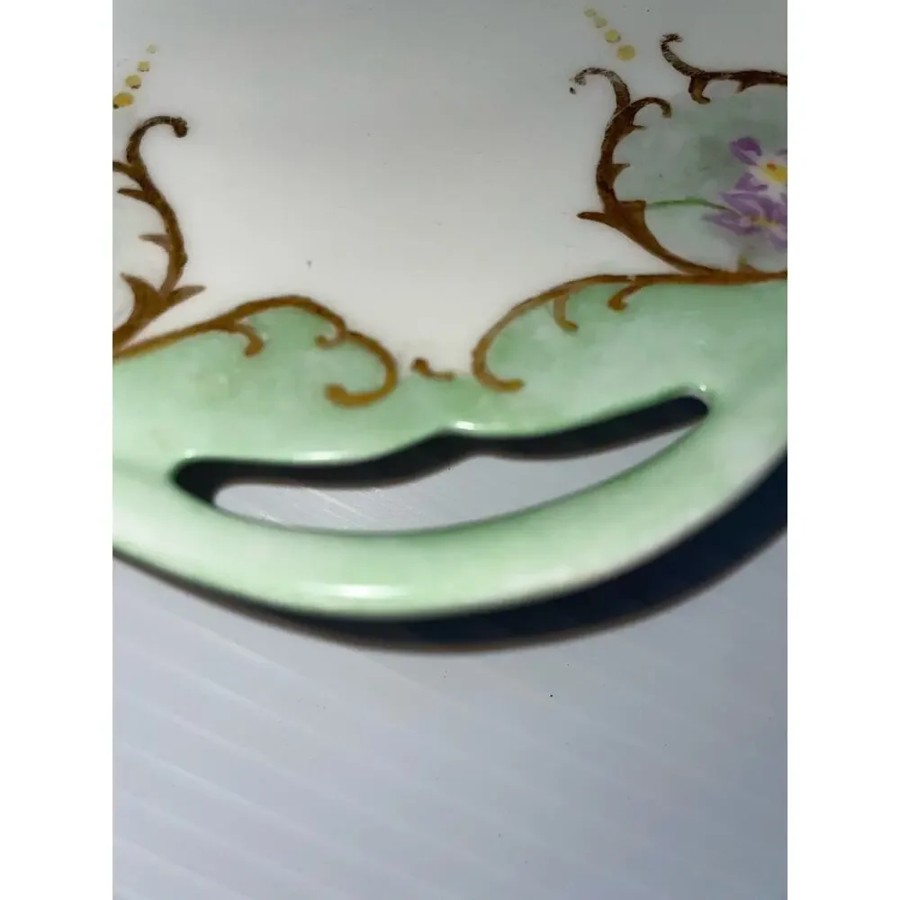 Antique Tressemann Vogt ( T&V) Limoges France Hand Painted Serving Dis